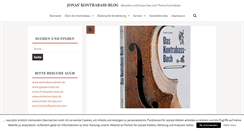 Desktop Screenshot of kontrabassblog.de